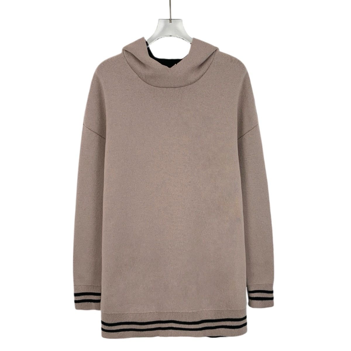 Dior Christian Dior Cashmere Hooded Long Sleeve Knit Top K26WX Size XXS / US 00 / IT 34 - 2 Thumbnail