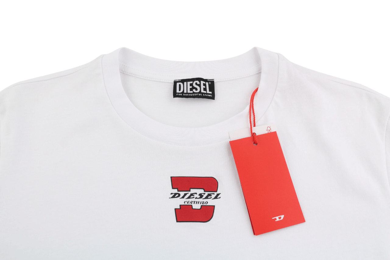 Diesel T-DIEGOR-K55 L Short Sleeve Logo Tee 40265 Size US L / EU 52-54 / 3 - 4 Thumbnail