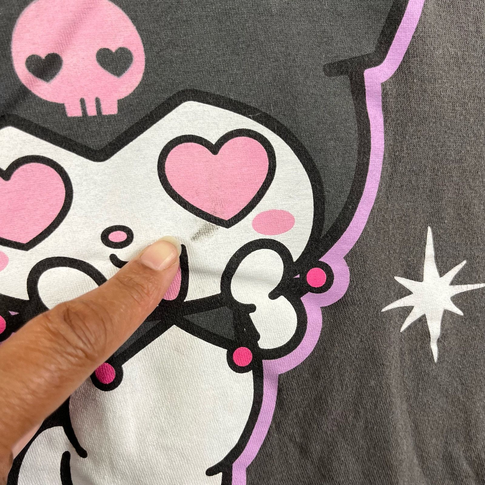 Other Kuromi Shirt Sanrio Bioworld Skull Devil Satan Tail Fitted Size US S / EU 44-46 / 1 - 6 Thumbnail
