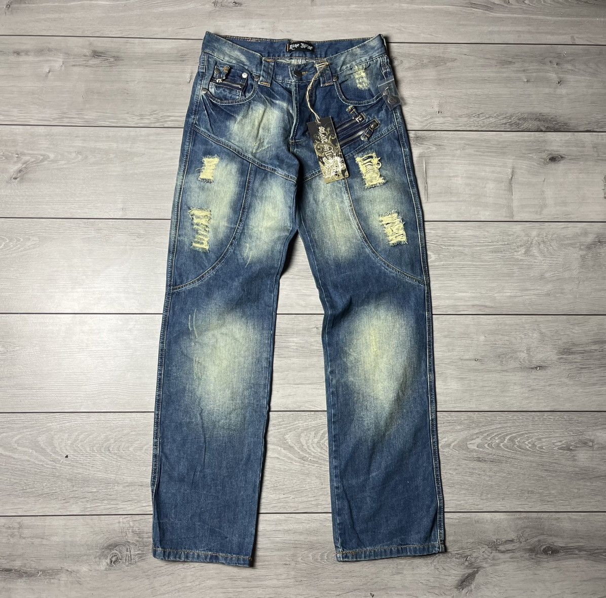 If Six Was Nine Nine Divine denim jeans distressed Japanese size 30/32 Size US 30 / EU 46 - 1 Thumbnail