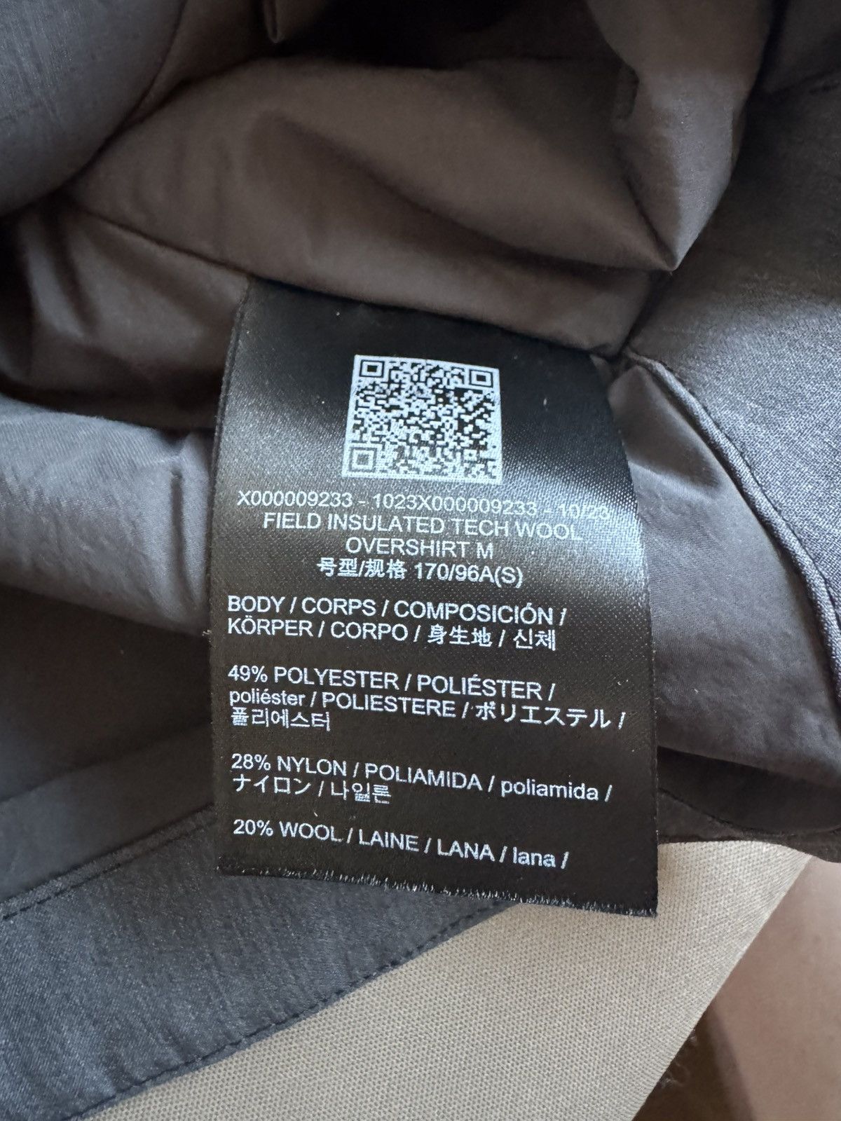 Veilance Tech Wool Insulated Field Overshirt Size US S / EU 44-46 / 1 - 2 Thumbnail