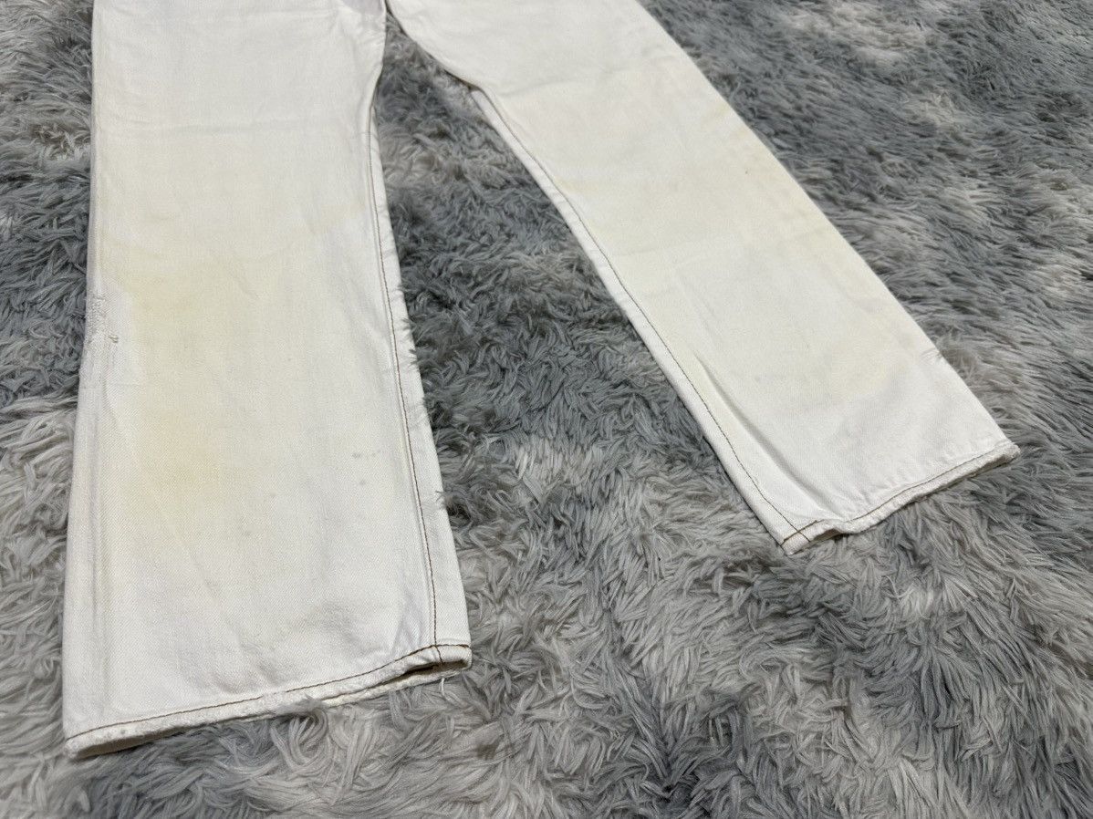 GOA 🔥Y2K Archived G.o.a White Denim Snakeskin Size US 30 / EU 46 - 8 Thumbnail