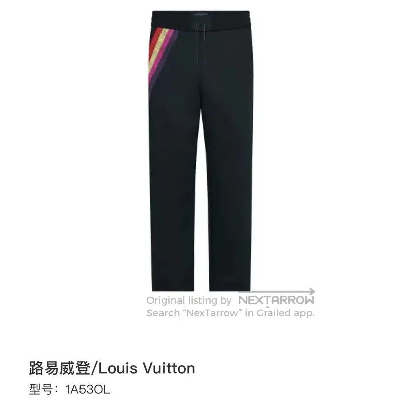 Louis Vuitton Louis Vuitton Black Casual Pants for Men . Size US 26 / EU 42 - 7 Thumbnail