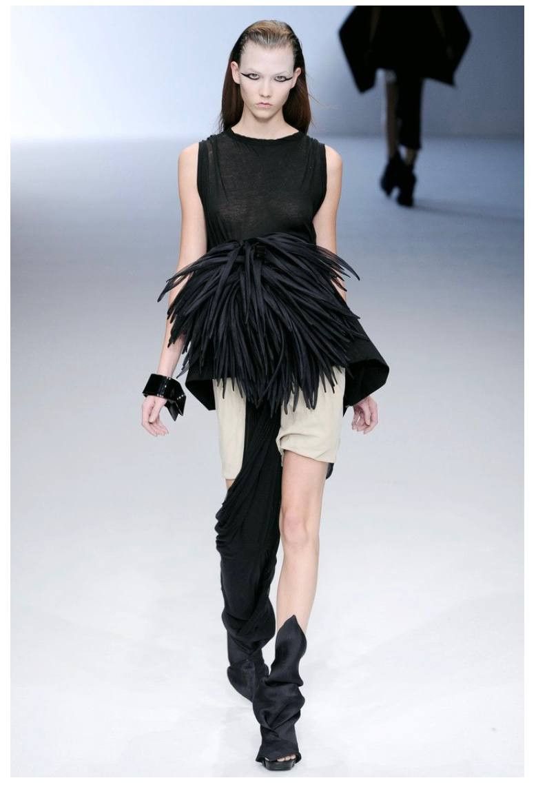 Rick Owens Rick Owens RELEASE SS10 Midi Sun Dress Viscose Black Top Size L / US 10 / IT 46 - 7 Thumbnail
