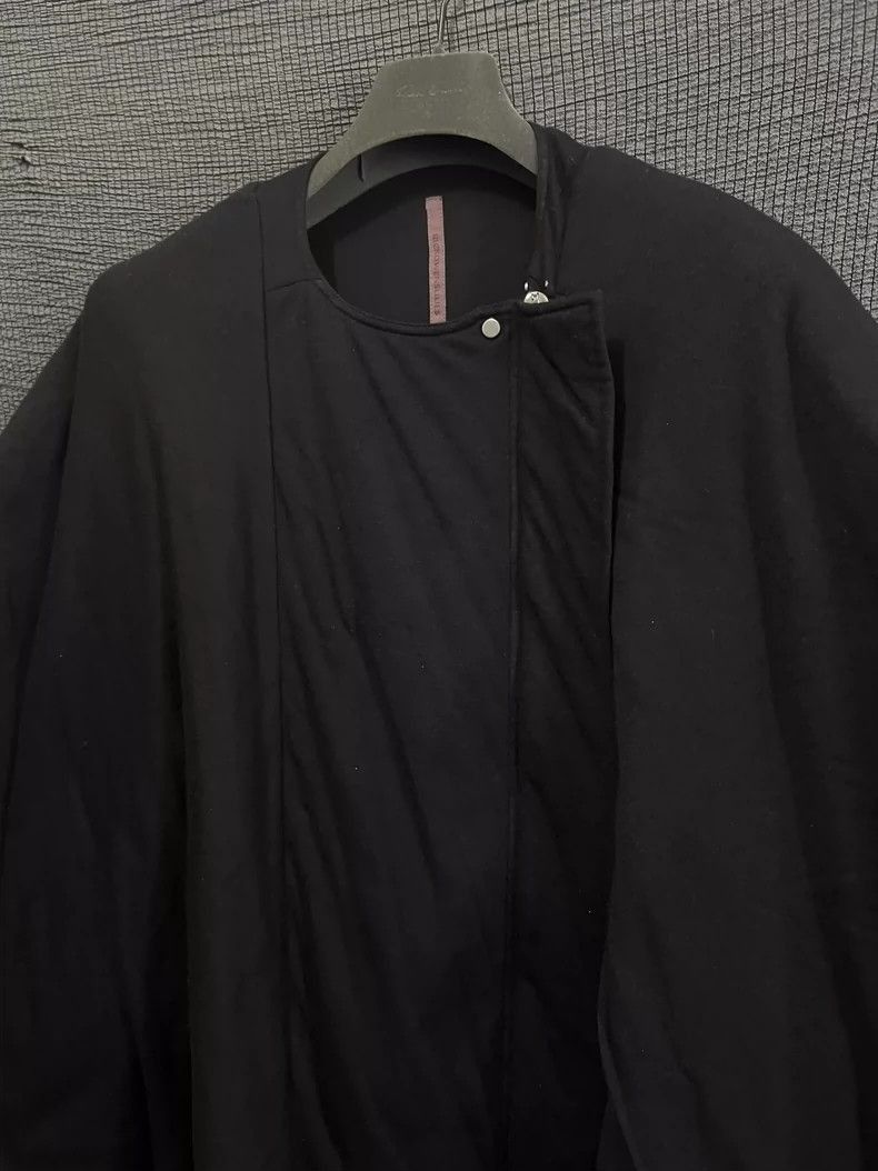 Rick Owens Rick Owens Wide profiled wool sleeveless cloak coat-2506 Size US L / EU 52-54 / 3 - 3 Thumbnail