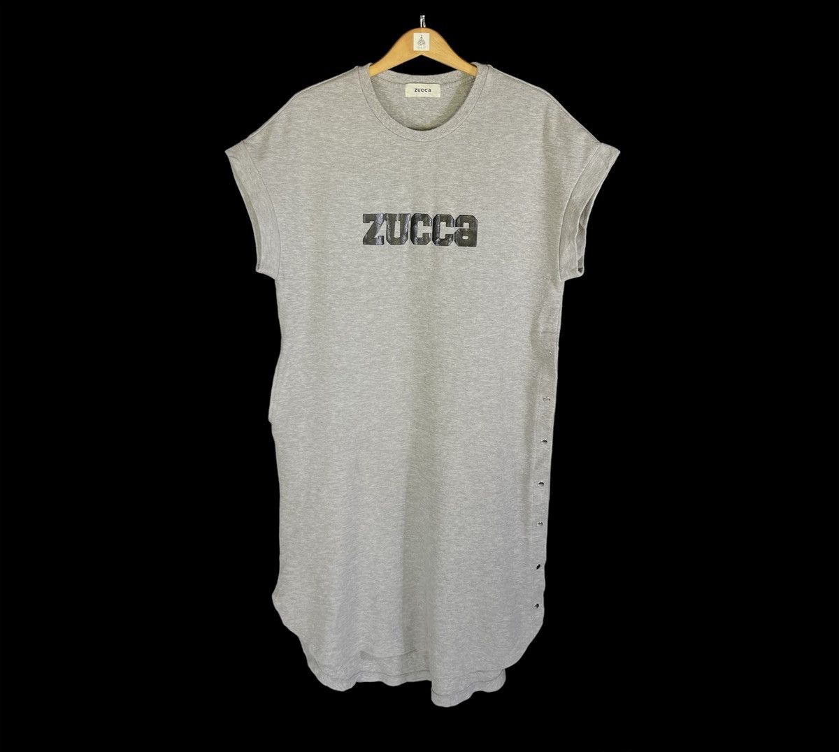 Issey Miyake × Zucca Rare! Zucca by Issey Miyake Spell Out Side Snap Button Dress Size XL / US 12-14 / IT 48-50 - 1 Thumbnail