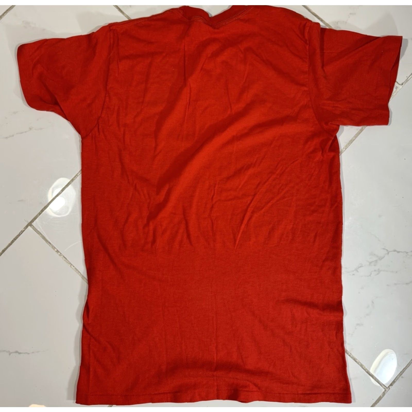 Vintage VINTAGE Chevy Van Chevrolet Red T-Shirt L Unisex Adults Large Car 1970s | Red Cars Classic Shirt Mens Womens? Size US L / EU 52-54 / 3 - 5 Thumbnail