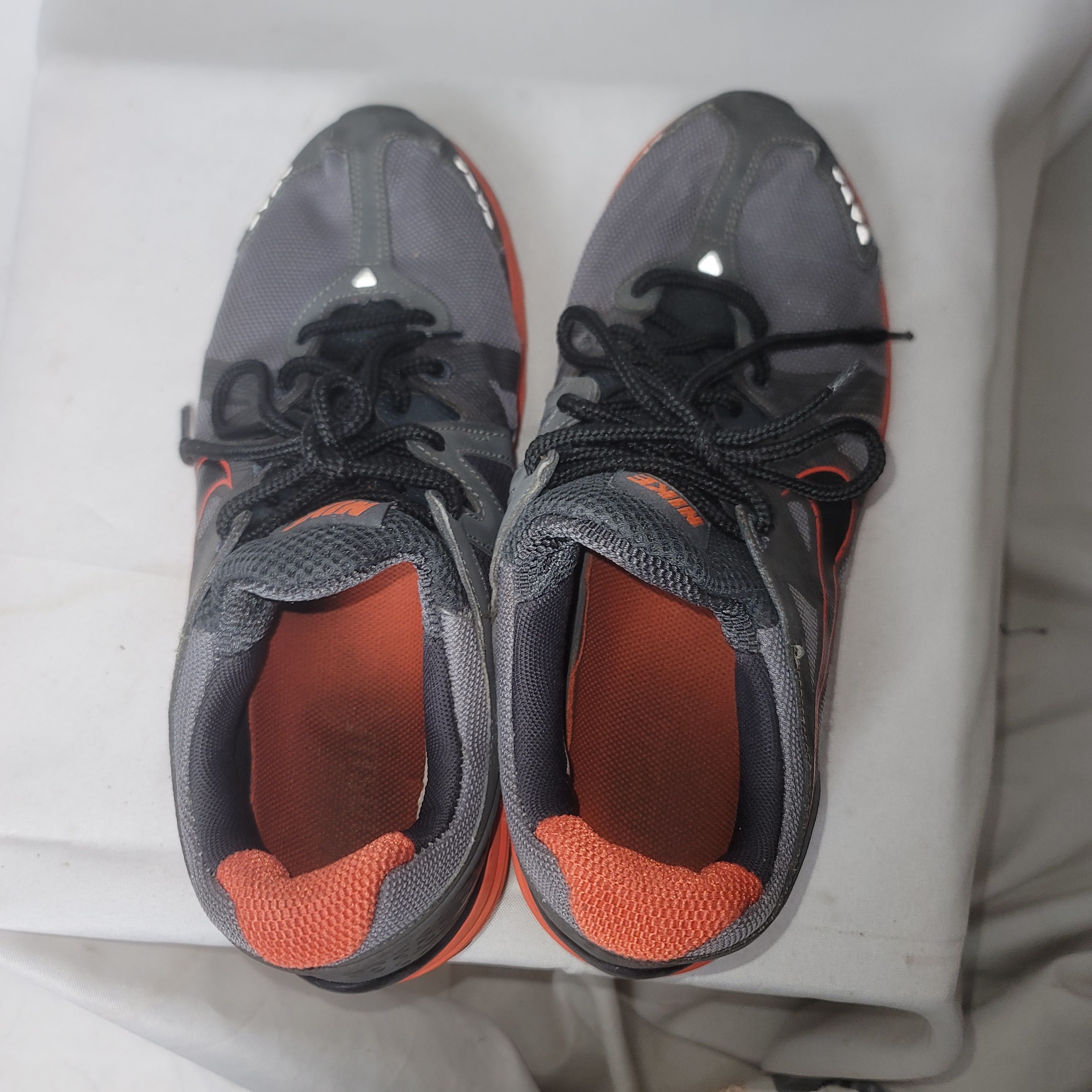 Nike Nike LunarMX+ 'Cool Grey Team Orange' Size US 9 / EU 42 - 5 Thumbnail