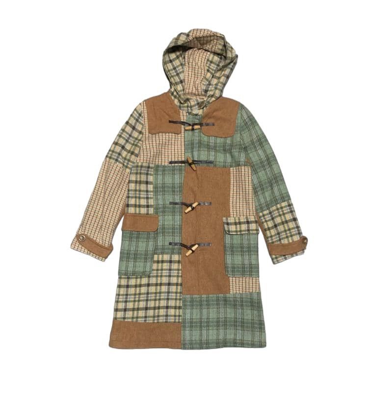 If Six Was Nine Vintage Japanese Patchwork Wool Long Jacket Paodelo Size US M / EU 48-50 / 2 - 1 Thumbnail