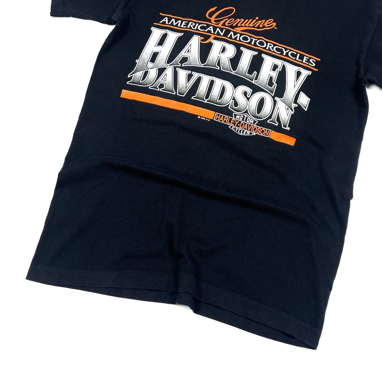 Band Tees × Harley Davidson × Vintage Vintage 1995 Harley Davidson USA Black Cotton Moto T Shirt Size US M / EU 48-50 / 2 - 9 Thumbnail