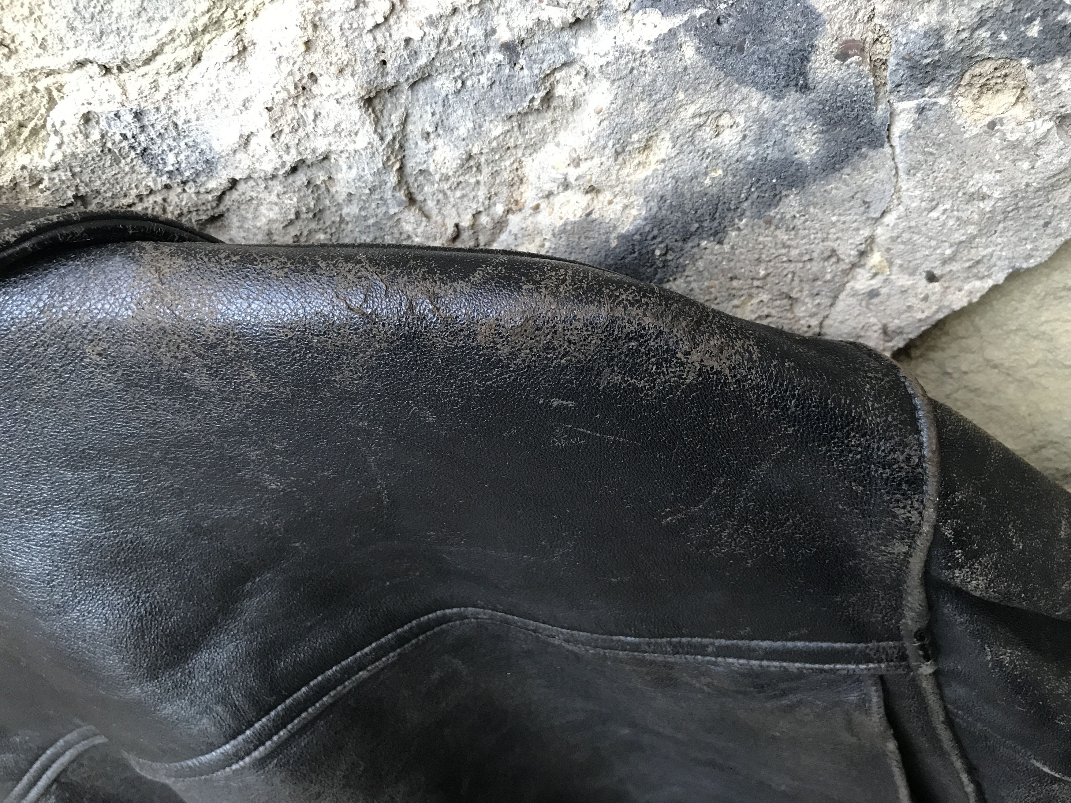Vintage Rare Vintage 60s French Motorcycle Leather Biker Jacket Size US XL / EU 56 / 4 - 21 Thumbnail