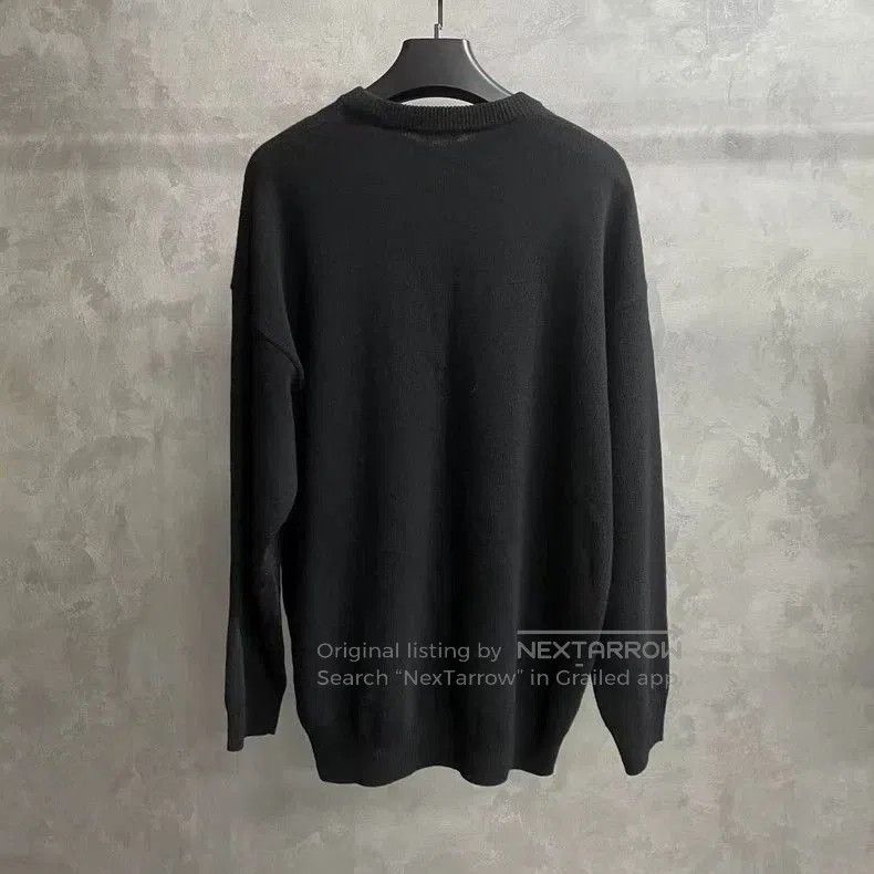 Balenciaga Balenciaga Black Cashmere Logo Sweater. Size US L / EU 52-54 / 3 - 2 Thumbnail