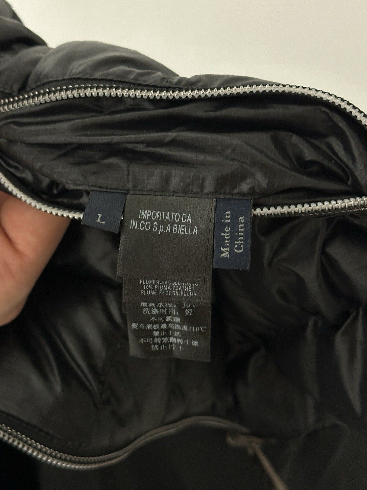 Ermenegildo Zegna Zegna Sport Navy Blue Down Puffer Men Jacket Coat Nylon Size US L / EU 52-54 / 3 - 14 Thumbnail