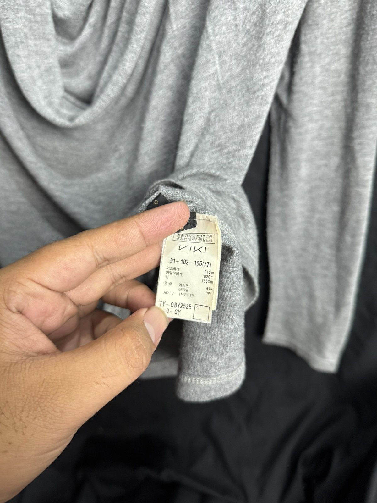 Issey Miyake × Japanese Brand × Y's Asymmetrical Archived Long Sleeve Numero Viki lgb style Size US M / EU 48-50 / 2 - 5 Thumbnail