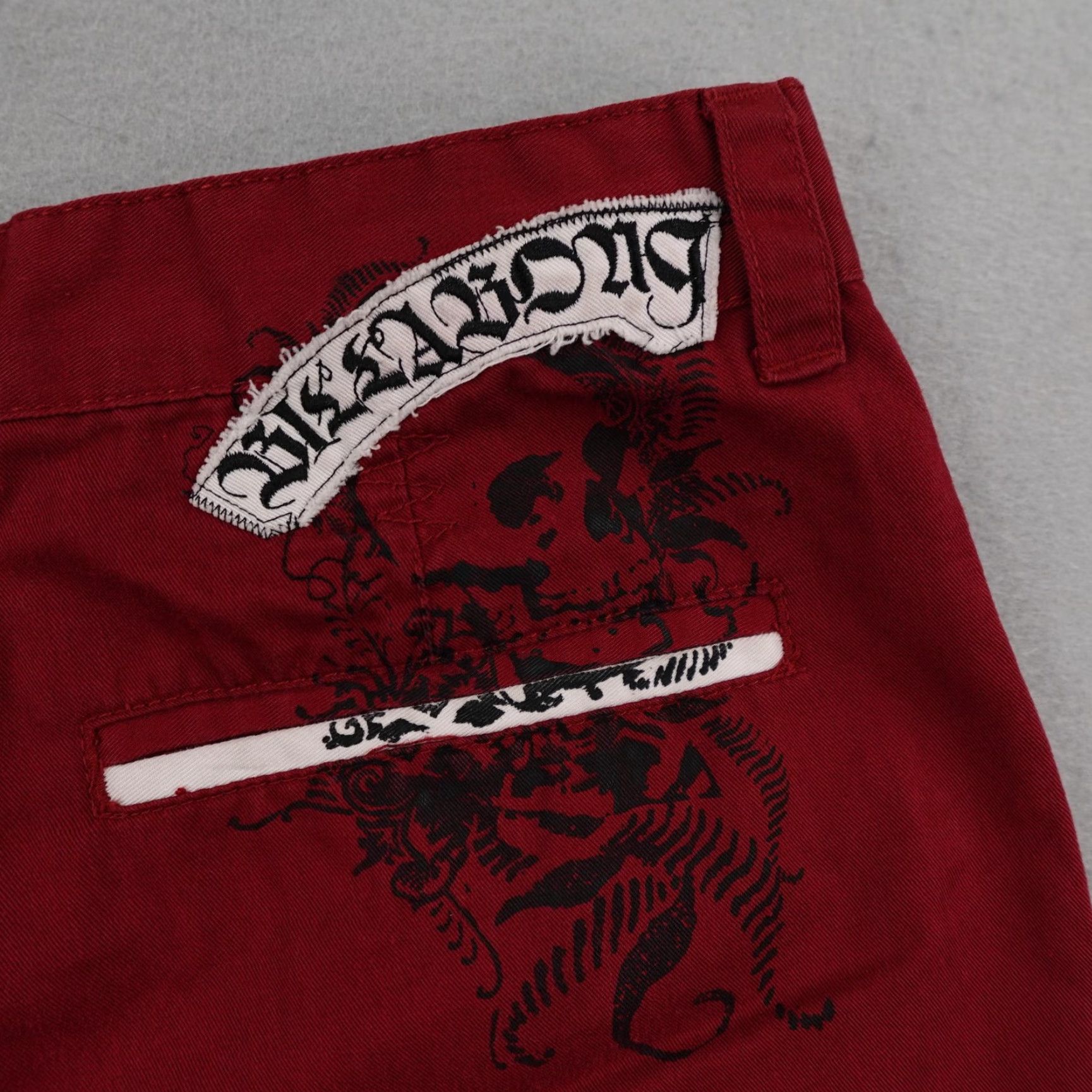 Billabong VINTAGE Billabong Shorts Mens 32 Red Chino Embroidered Skater Y2K Skating Mens Size US 32 / EU 48 - 6 Thumbnail