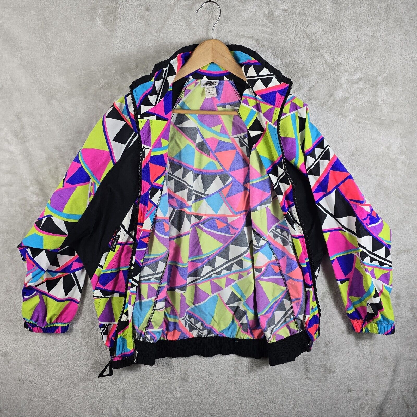 Vintage Vtg 80s Sporting Life By Catalina Windbreaker AOP Small Size US S / EU 44-46 / 1 - 5 Thumbnail