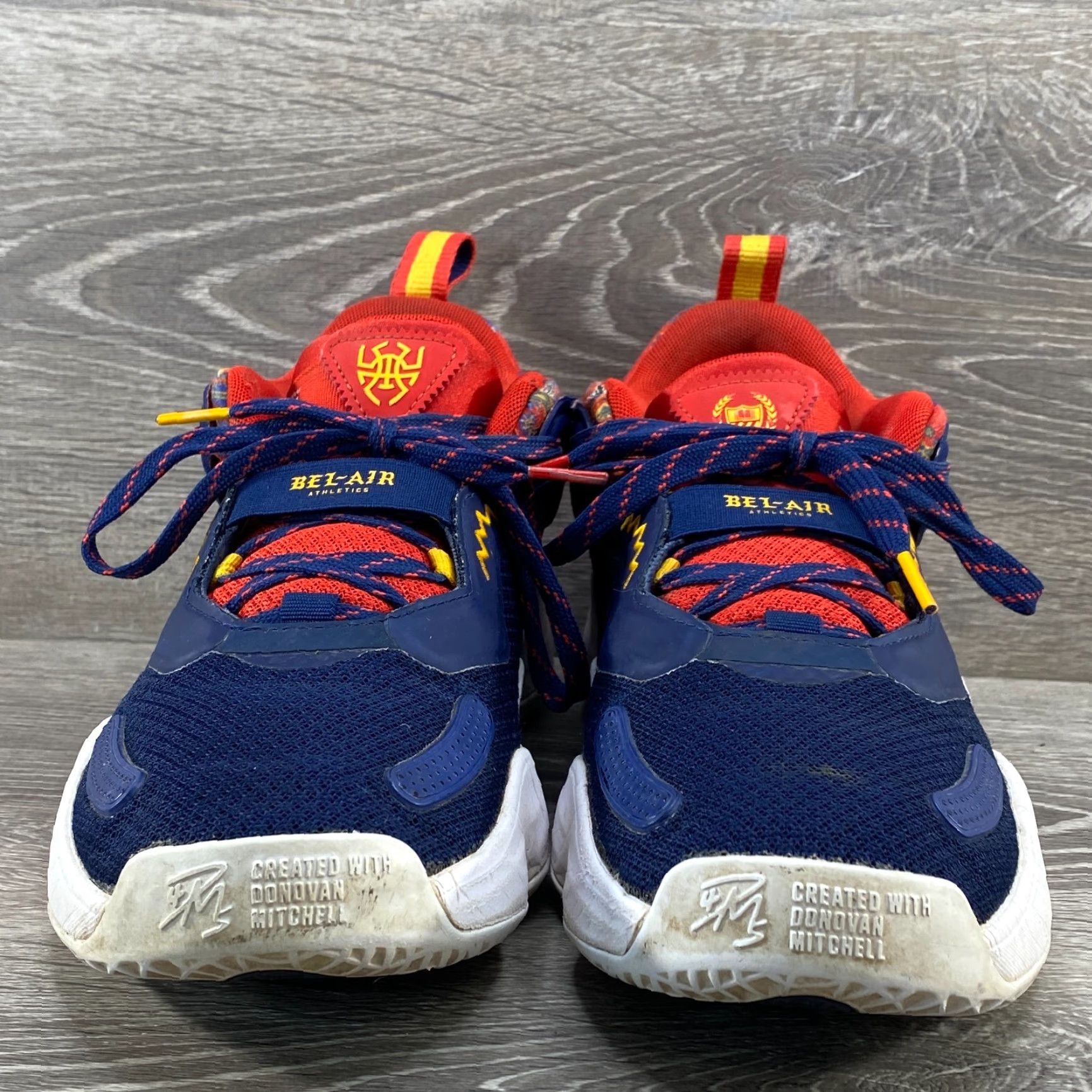 Adidas adidas Basketball Sneakers Mens Size 8 D.O.N Issue #3 Bel-Air Navy Red DON 3 NBA Shoes Size US 8 / EU 41 - 4 Thumbnail