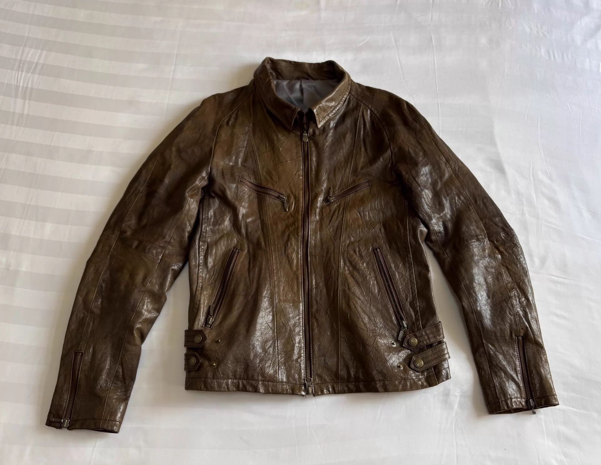 Tornado Mart Tornado Mart Vintage Distressed Workwear Leather Jacket Size US L / EU 52-54 / 3 - 2 Thumbnail