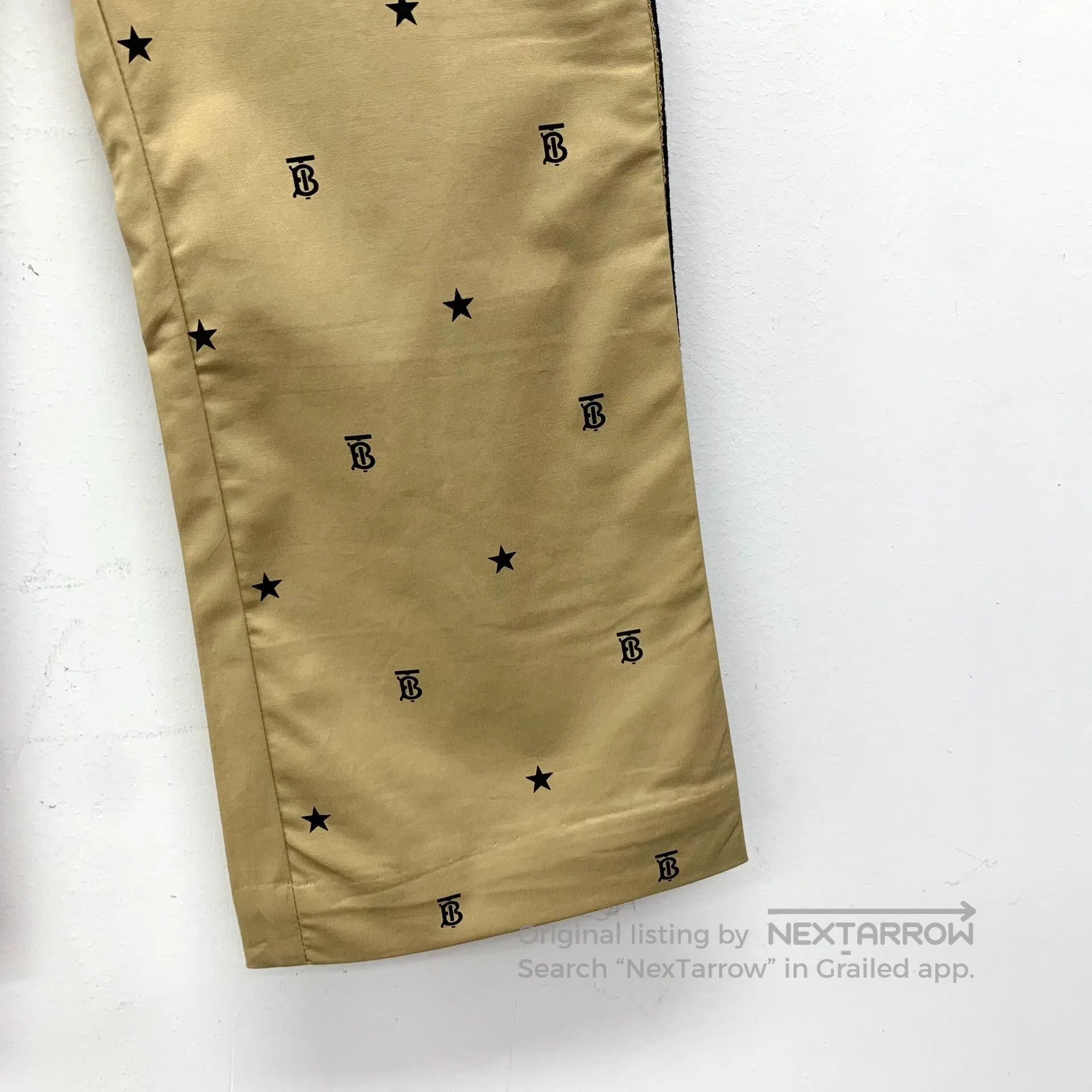 Burberry Burberry Brown Five-pointed Star TB Letter Embroidered Cot Size US 27 - 4 Thumbnail