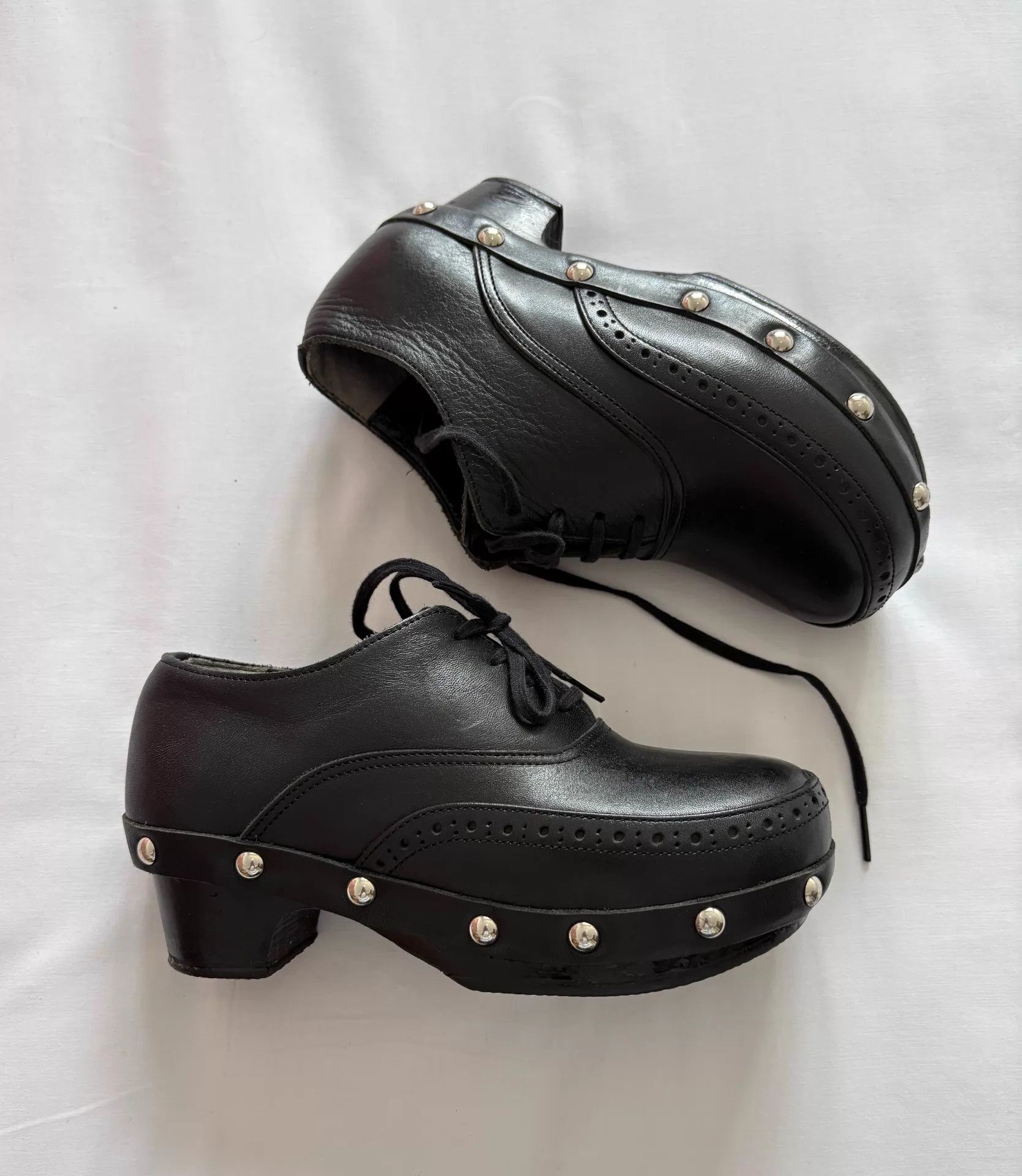 Comme des Garcons Comme des Garçons CDG Studded Round Toe Geta 22cm 35-36 Size US 5 / IT 35 - 4 Thumbnail
