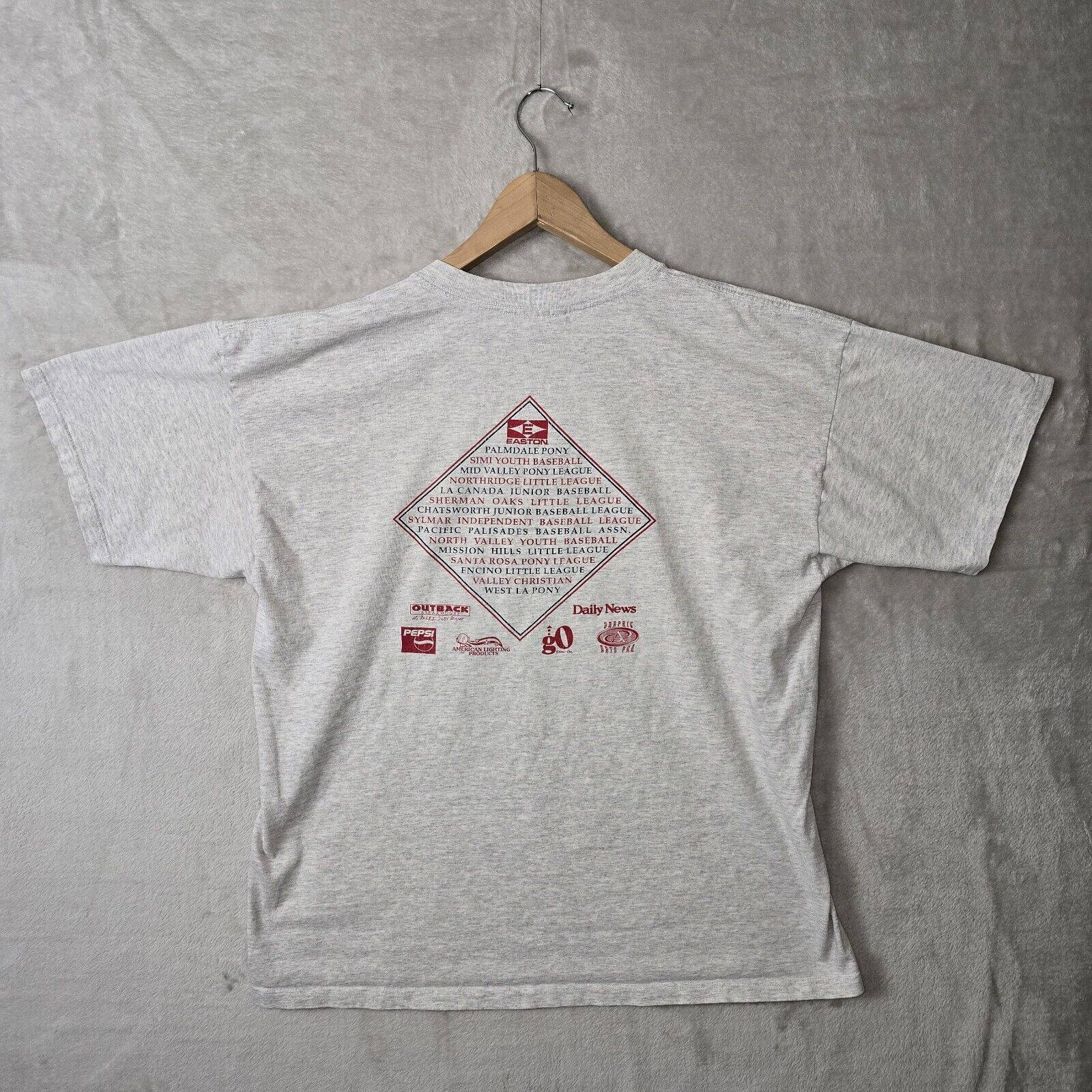 Gildan Vintage North Valley Baseball All-Star Invitational Shirt XL Size US XL / EU 56 / 4 - 6 Thumbnail