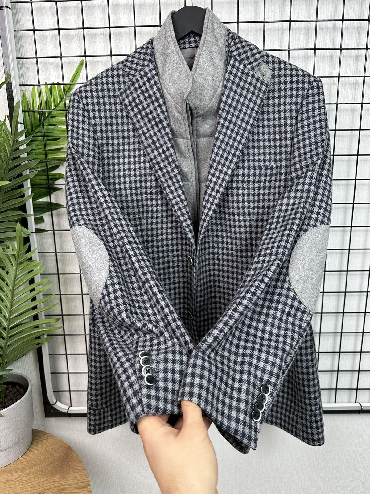 Boggi Boggi Milano Wool Sport Coat Blazer Jacket Men 50R Size US L / EU 52-54 / 3 - 7 Thumbnail