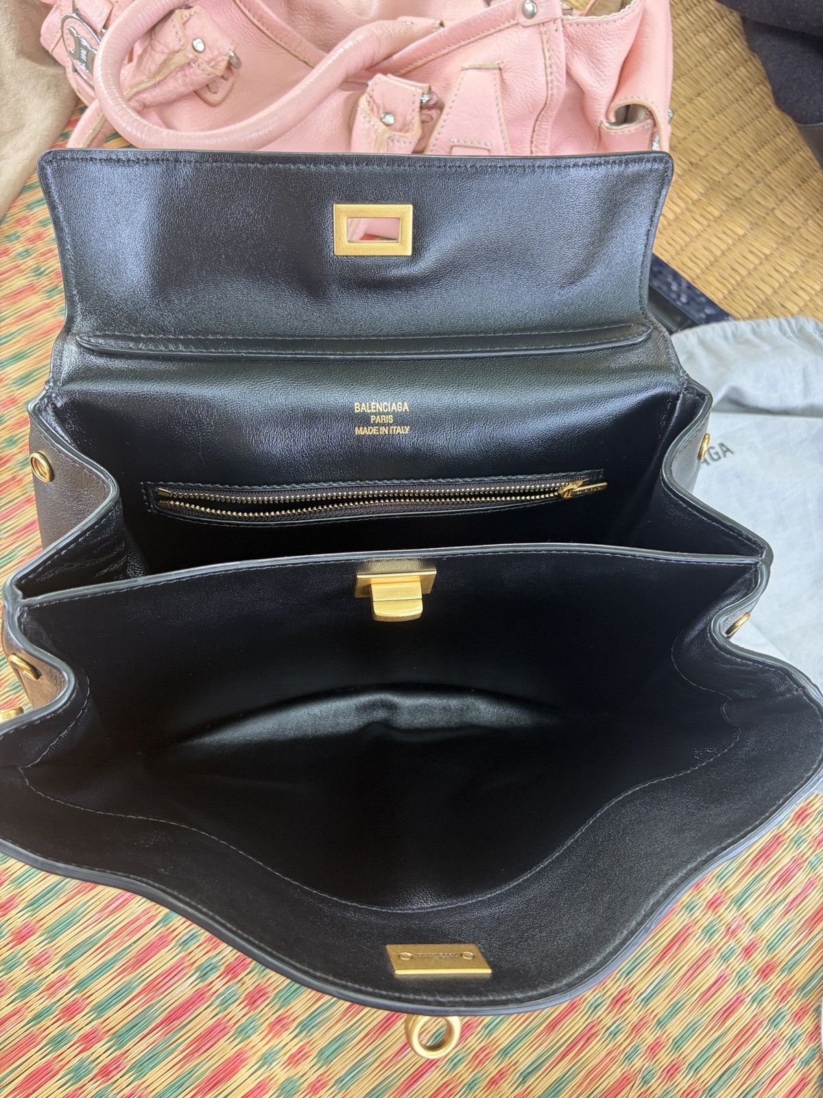 Balenciaga Balenciaga Rodeo Handbag Small in Black Smooth Calfskin Size ONE SIZE - 21 Thumbnail