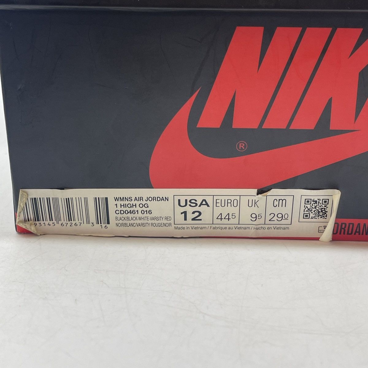Jordan Brand Wmns Air Jordan 1 satin black toe Size US 12 / IT 42 - 9 Thumbnail