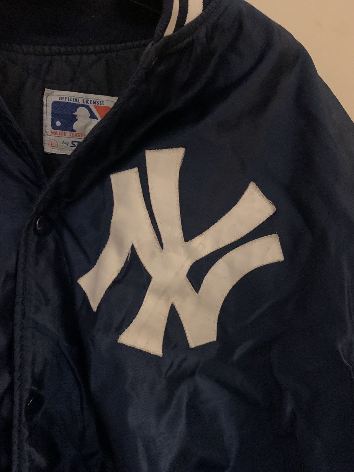 MLB 1990 INSANE VINTAGE MLB YANKEES JACKET Size US L / EU 52-54 / 3 - 2 Thumbnail