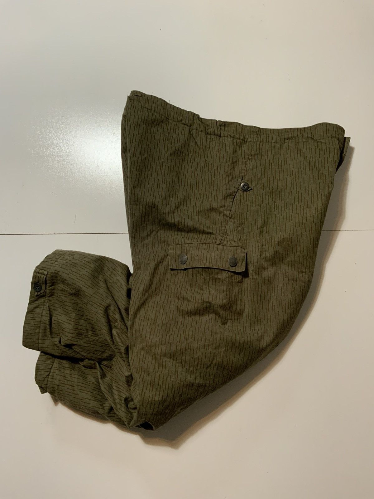 Vintage VTG East German NVA Strichtarn Rain Drop Camouflage Pants Size US 40 / EU 56 - 2 Thumbnail