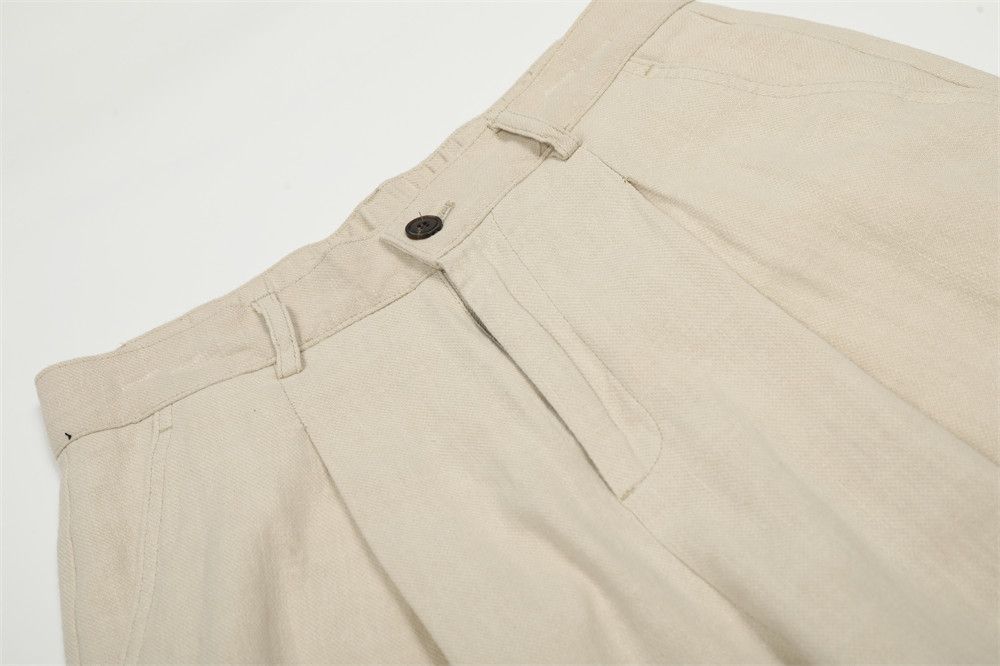 Vintage American loose wide-leg men's cleanfi simple casual trousers Size US 32 / EU 48 - 5 Thumbnail