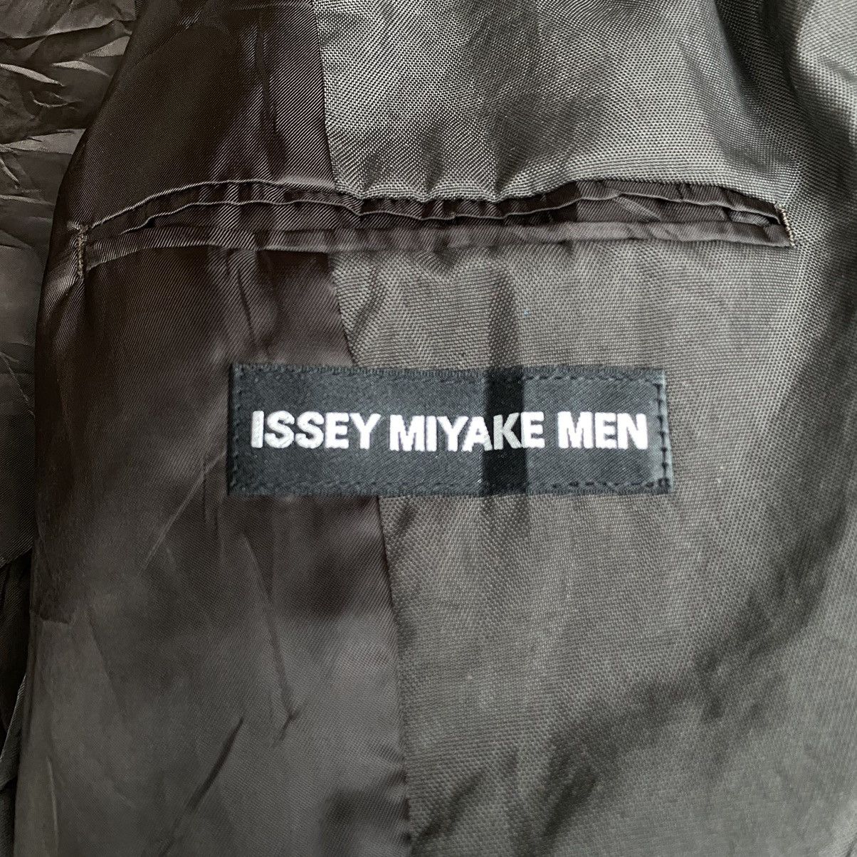 Issey Miyake × Japanese Brand × Vintage Issey Miyake blazer mix leather Size US L / EU 52-54 / 3 - 6 Thumbnail