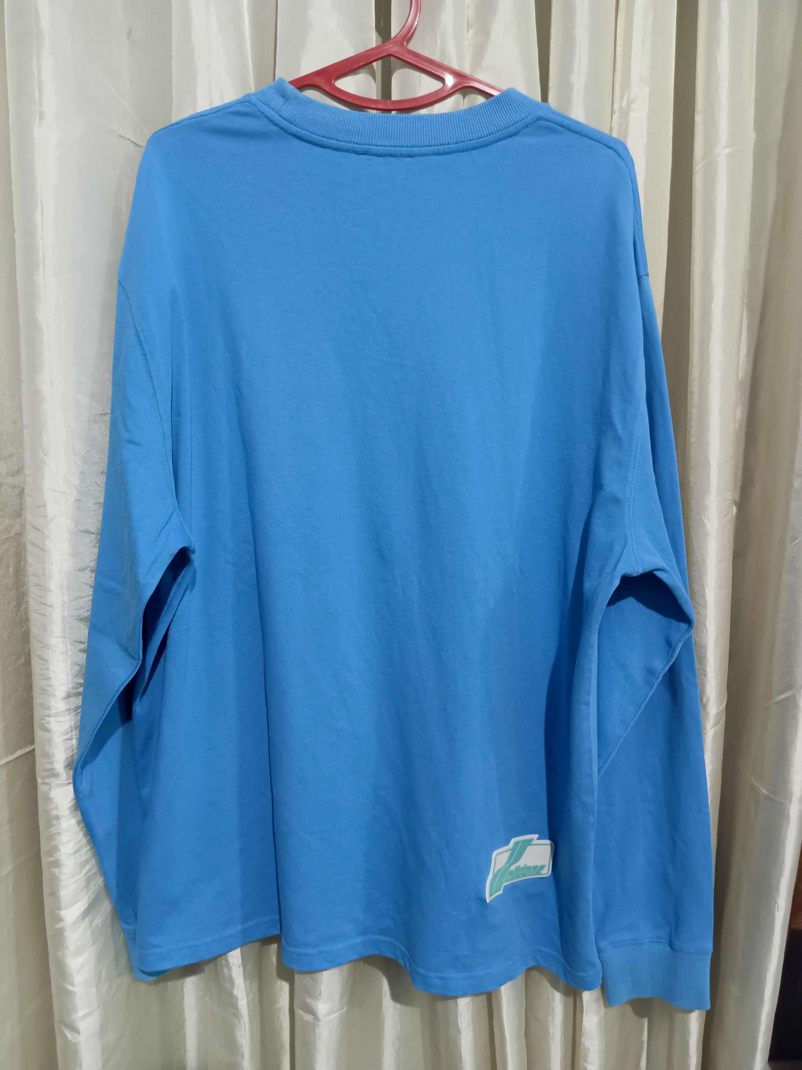 WE11DONE We11done Blue "WordArt" Multi-Logo Long Sleeve Size US L / EU 52-54 / 3 - 8 Thumbnail