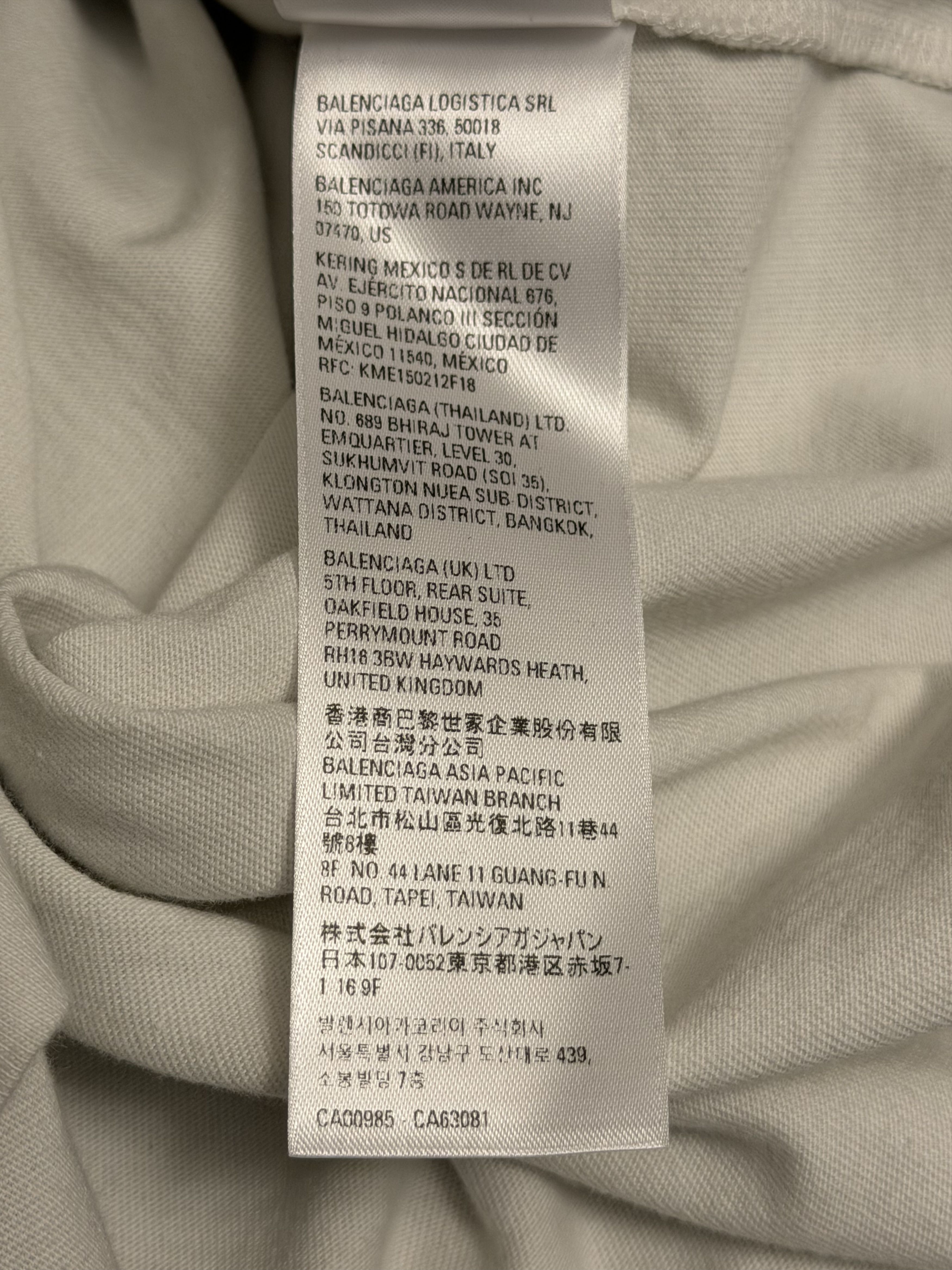 Balenciaga Balenciaga NYSE Oversized Tee Size US XL / EU 56 / 4 - 9 Thumbnail