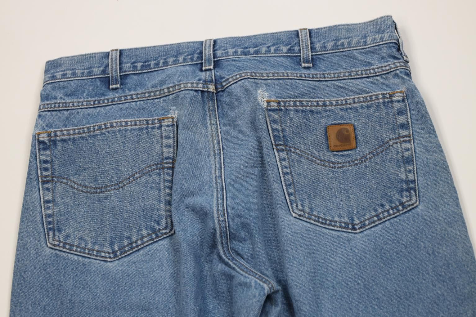 Carhartt Vintage Y2K Carhartt Relaxed Fit Tapered Leg Jeans Blue Size US 36 / EU 52 - 12 Thumbnail
