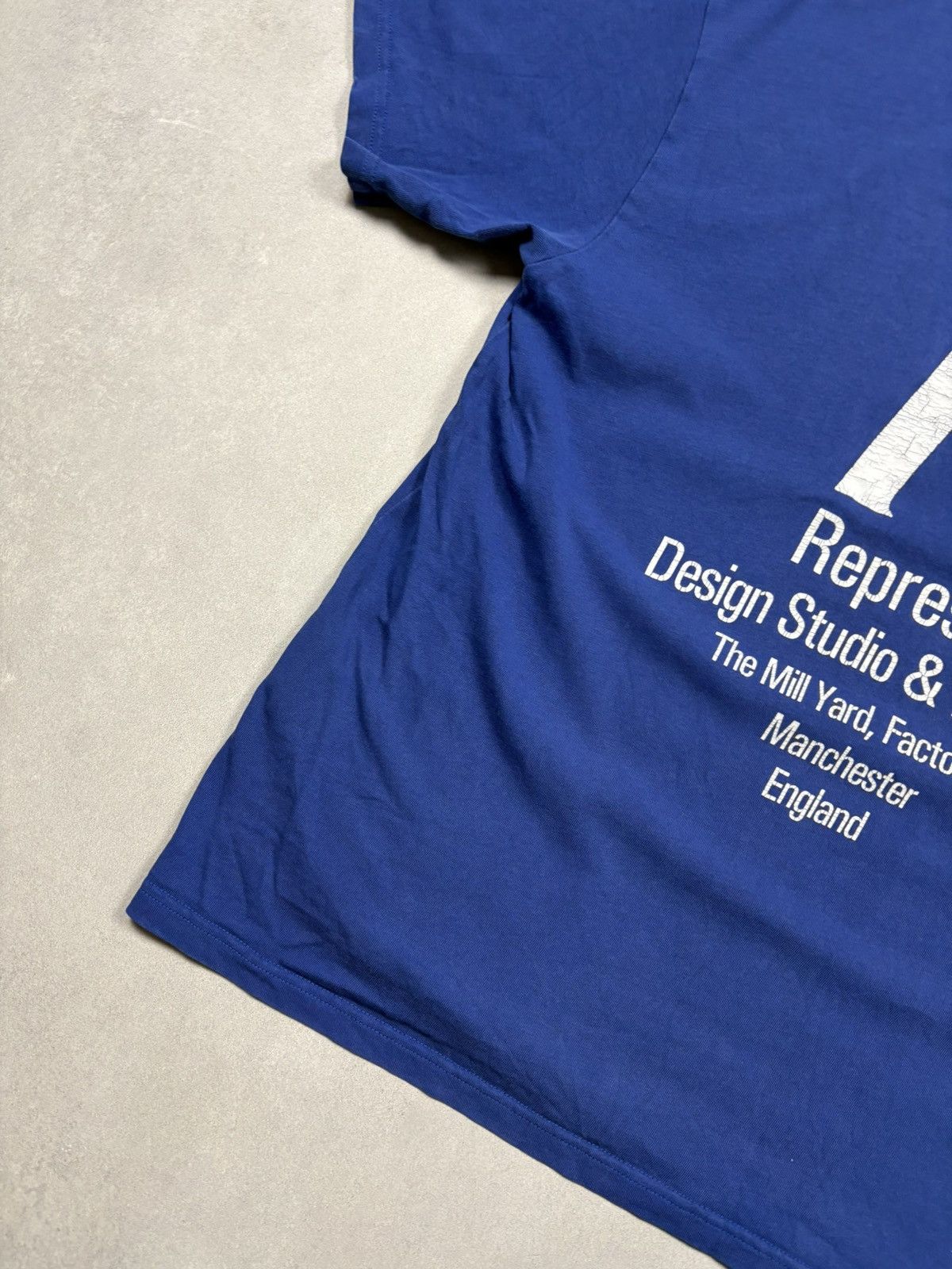 Represent Clo. Represent Blue Graphic Logo T Shirt Design Studio Workshop M Size US M / EU 48-50 / 2 - 4 Thumbnail