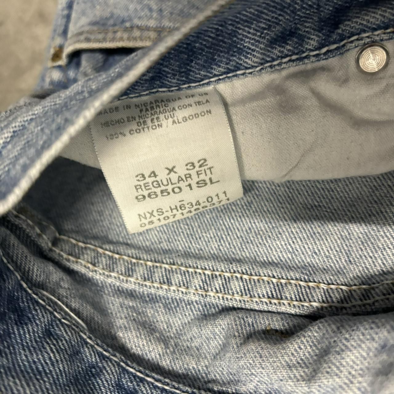 Japanese Brand × Vintage Crazy Vintage Y2K/2000s Light Wash Essential Denim Jeans! Size US 34 / EU 50 - 8 Thumbnail