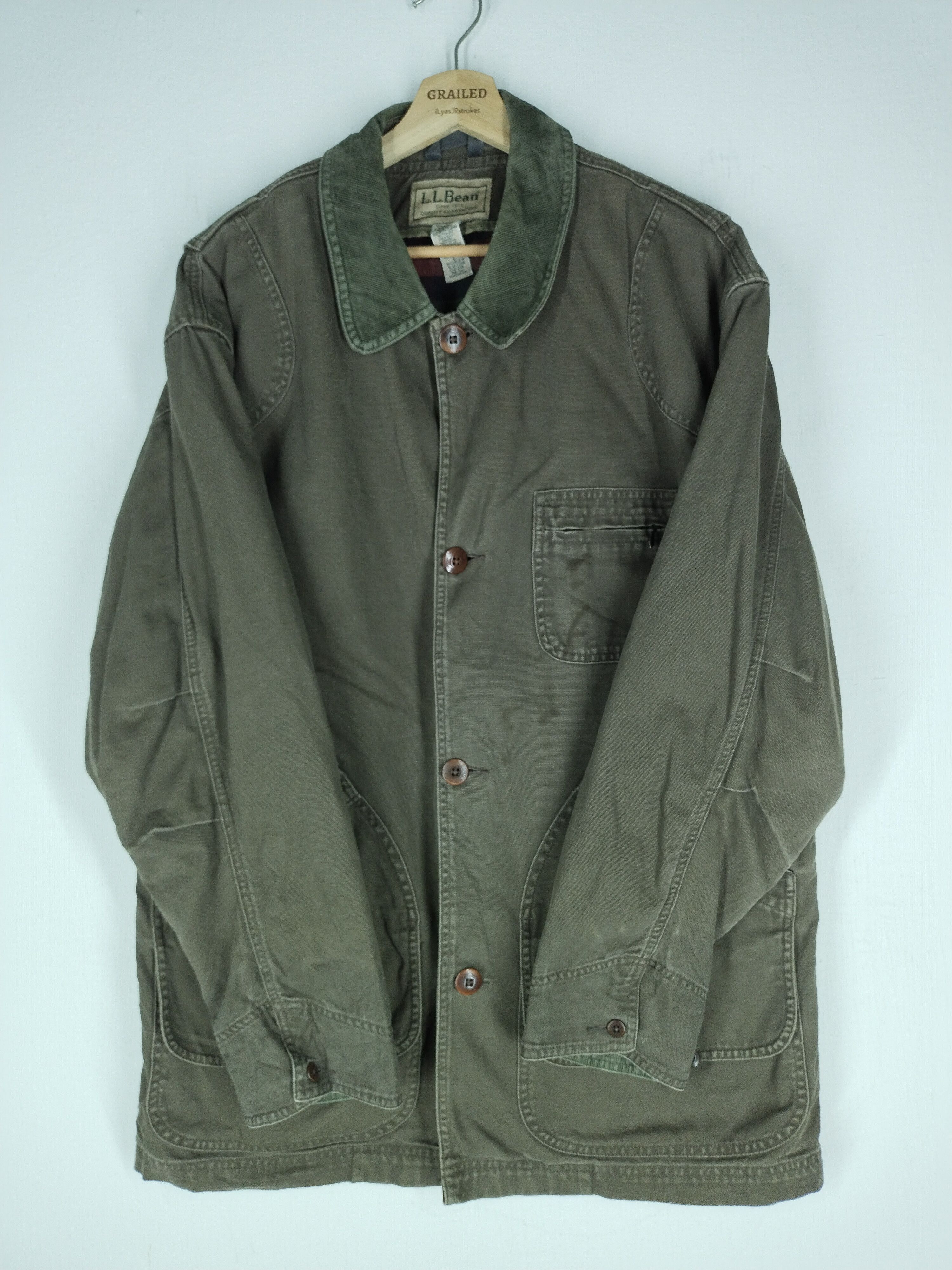 L.L. Bean VTG LL Bean Field Coat Jacket Size US L / EU 52-54 / 3 - 2 Thumbnail
