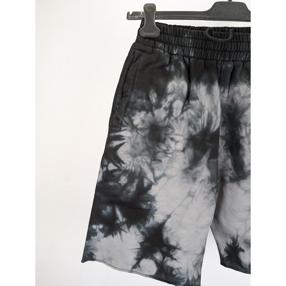 Off-White o1rshd1 Diag Tie Dye Sweatshorts in Warm Grey White Size US 30 / EU 46 - 8 Thumbnail