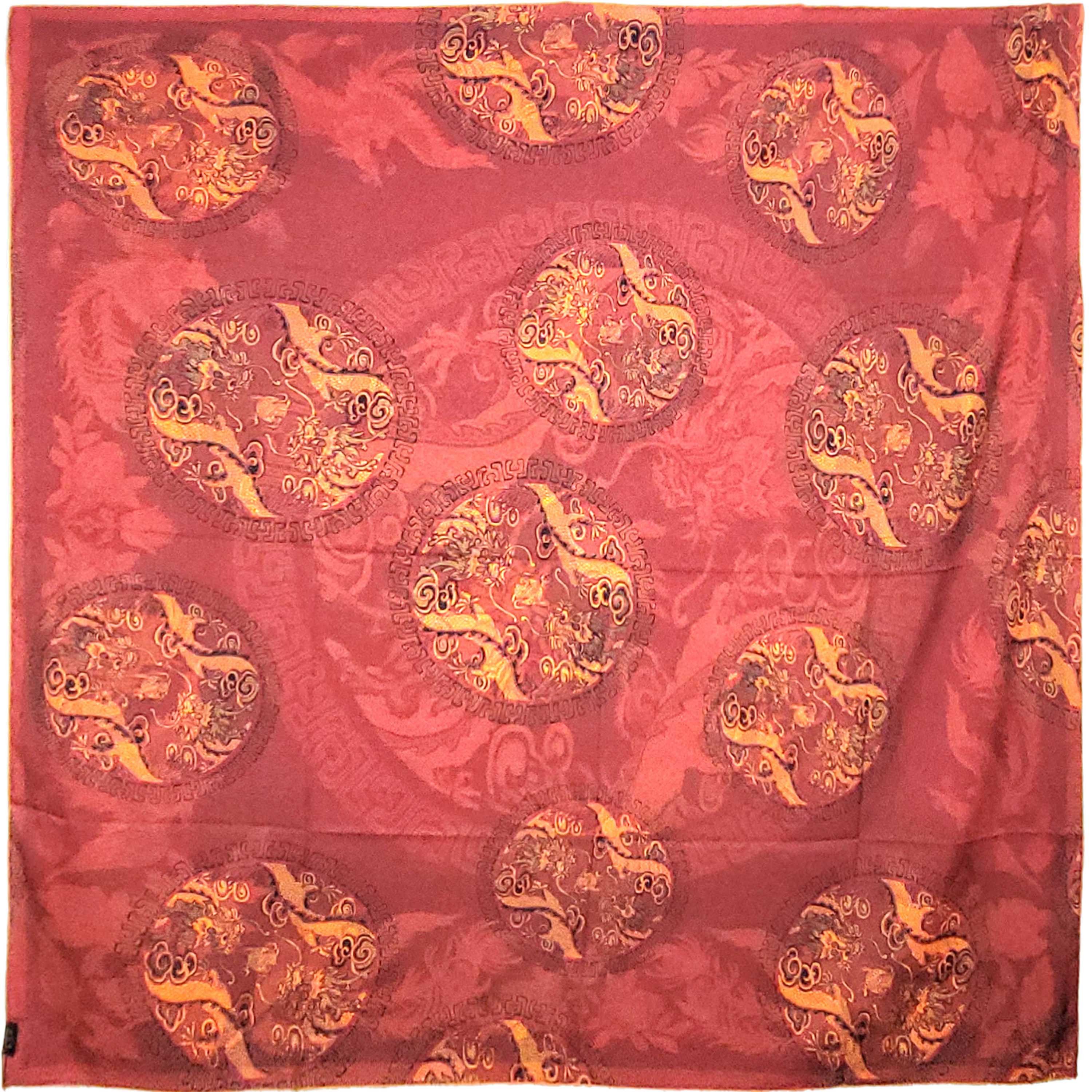 Other NWT Double Sided Silk Scarf 52"x52" Large Square Wrap 3242 Size ONE SIZE - 3 Thumbnail