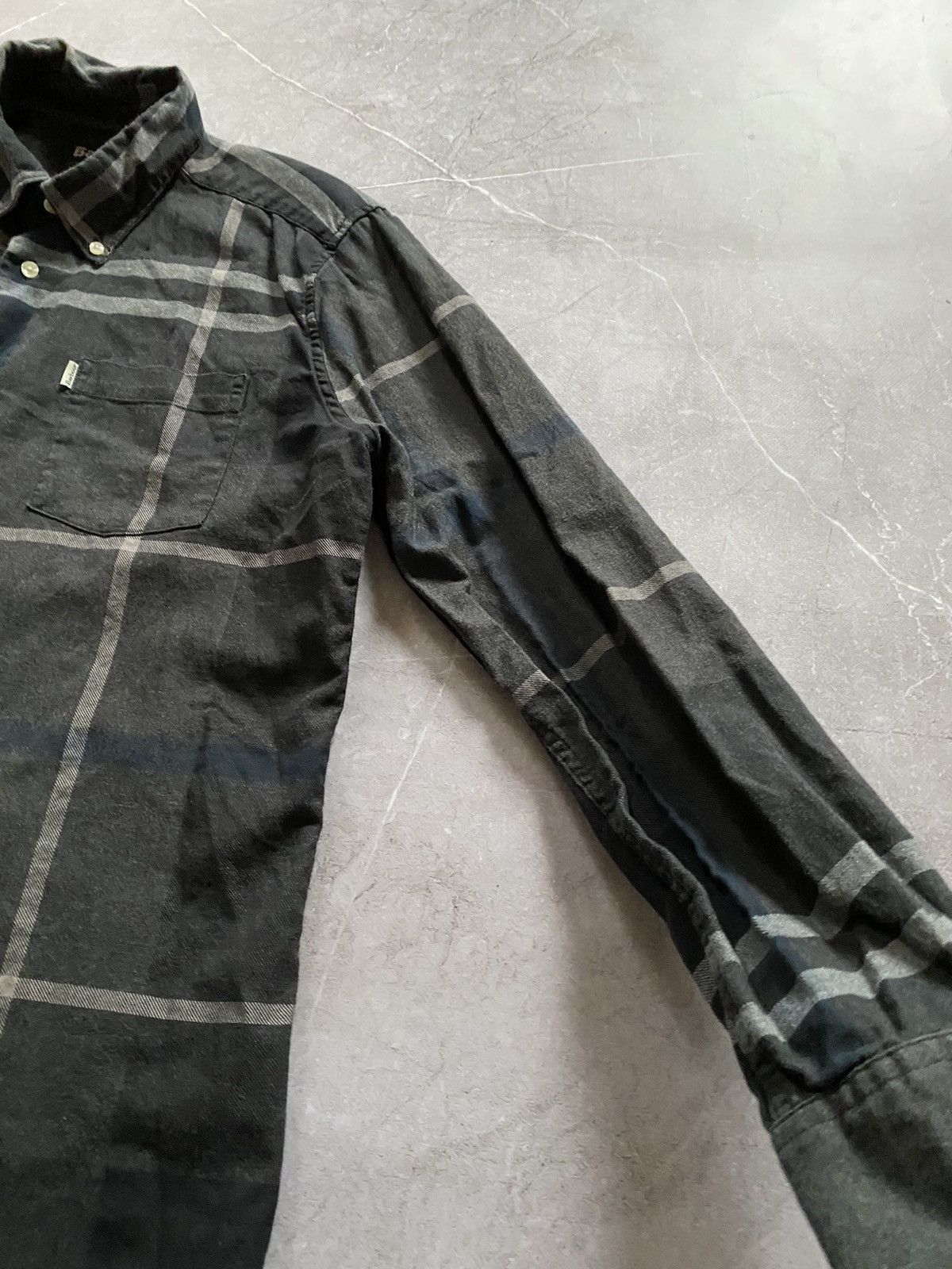 Barbour × Vintage Rare Y2K Barbour Shirt Plaid Button Up Nova Check Size US M / EU 48-50 / 2 - 8 Thumbnail