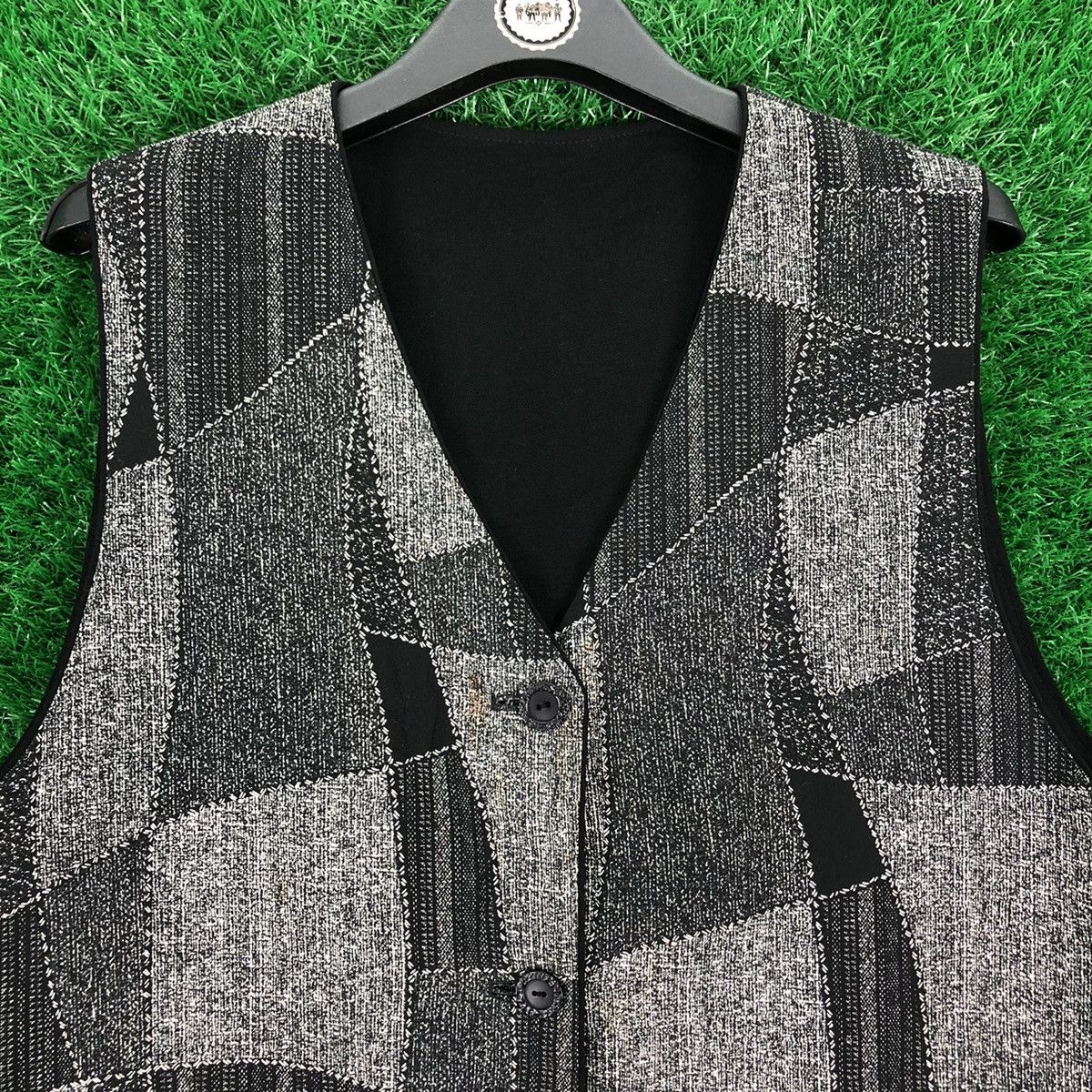 Japanese Brand × Vintage Vintagw 90's Vest Reversible by Dialougue Size L / US 10 / IT 46 - 7 Thumbnail