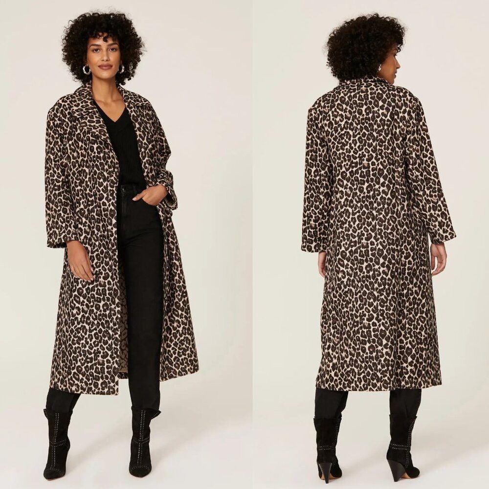 Other Victor Alfaro Leopard Jacquard Coat Size M Size M / US 6-8 / IT 42-44 - 1 Thumbnail