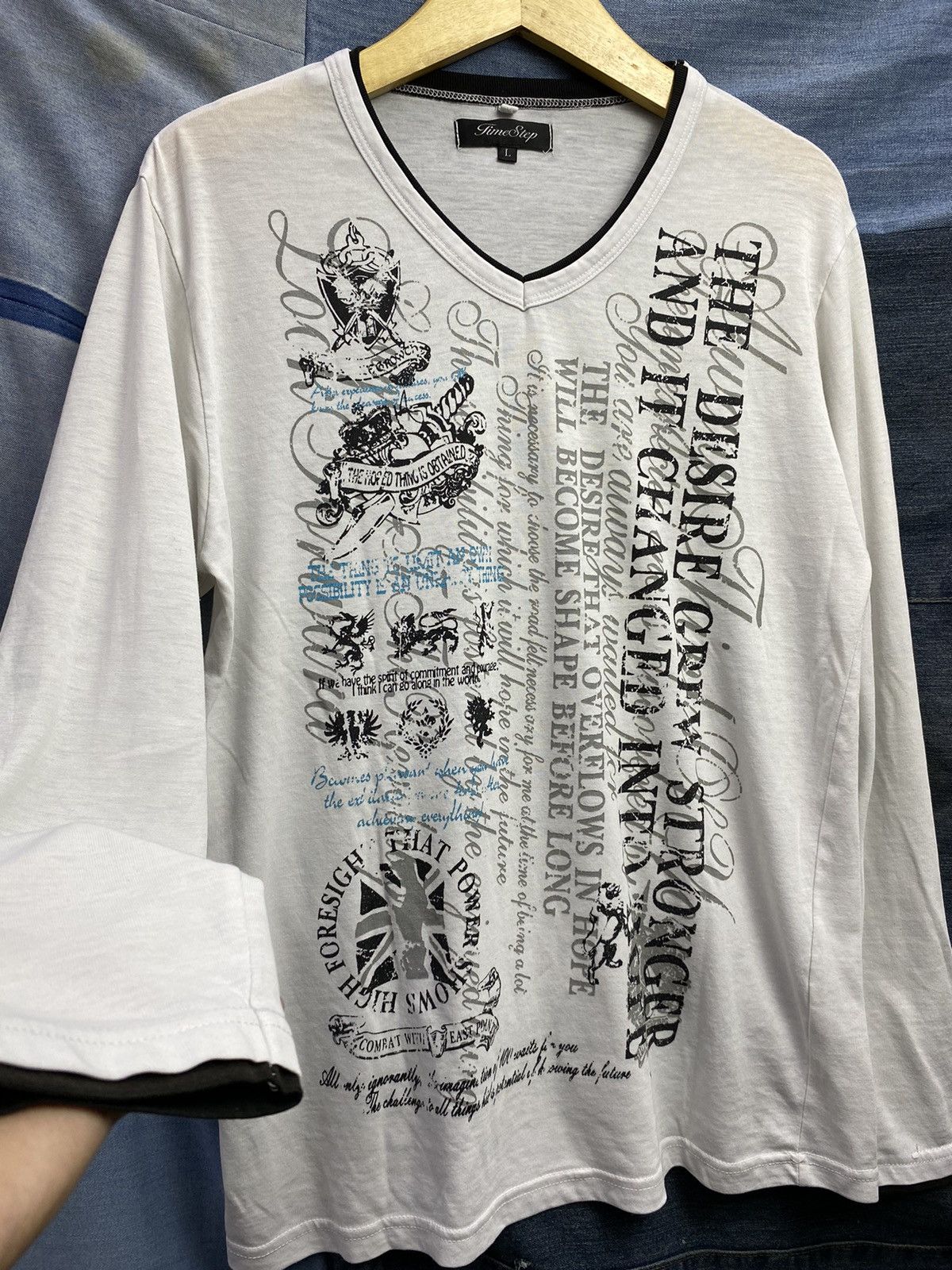 20471120 × Beauty Beast × Japanese Brand japanese time step poem unfefined longsleeve Size US L / EU 52-54 / 3 - 4 Thumbnail