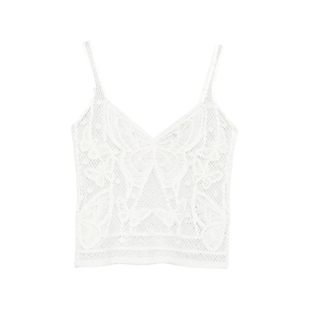 Blumarine Blumarine WHITE Tops - Vests & Tank Tops Size M / US 6-8 / IT 42-44 - 1 Thumbnail