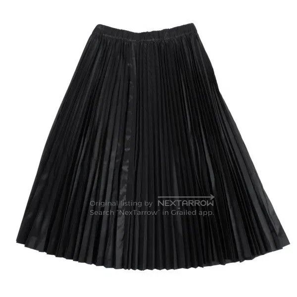 Comme des Garcons Comme Des Garcons size S Black Retro Pleated Skirt Size 22" - 2 Thumbnail