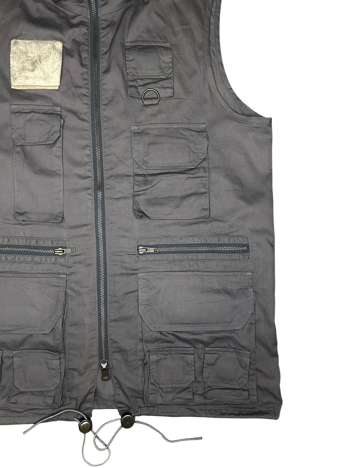 Beauty Beast 90s Cargo Vest with Fur Patch Size US L / EU 52-54 / 3 - 6 Thumbnail