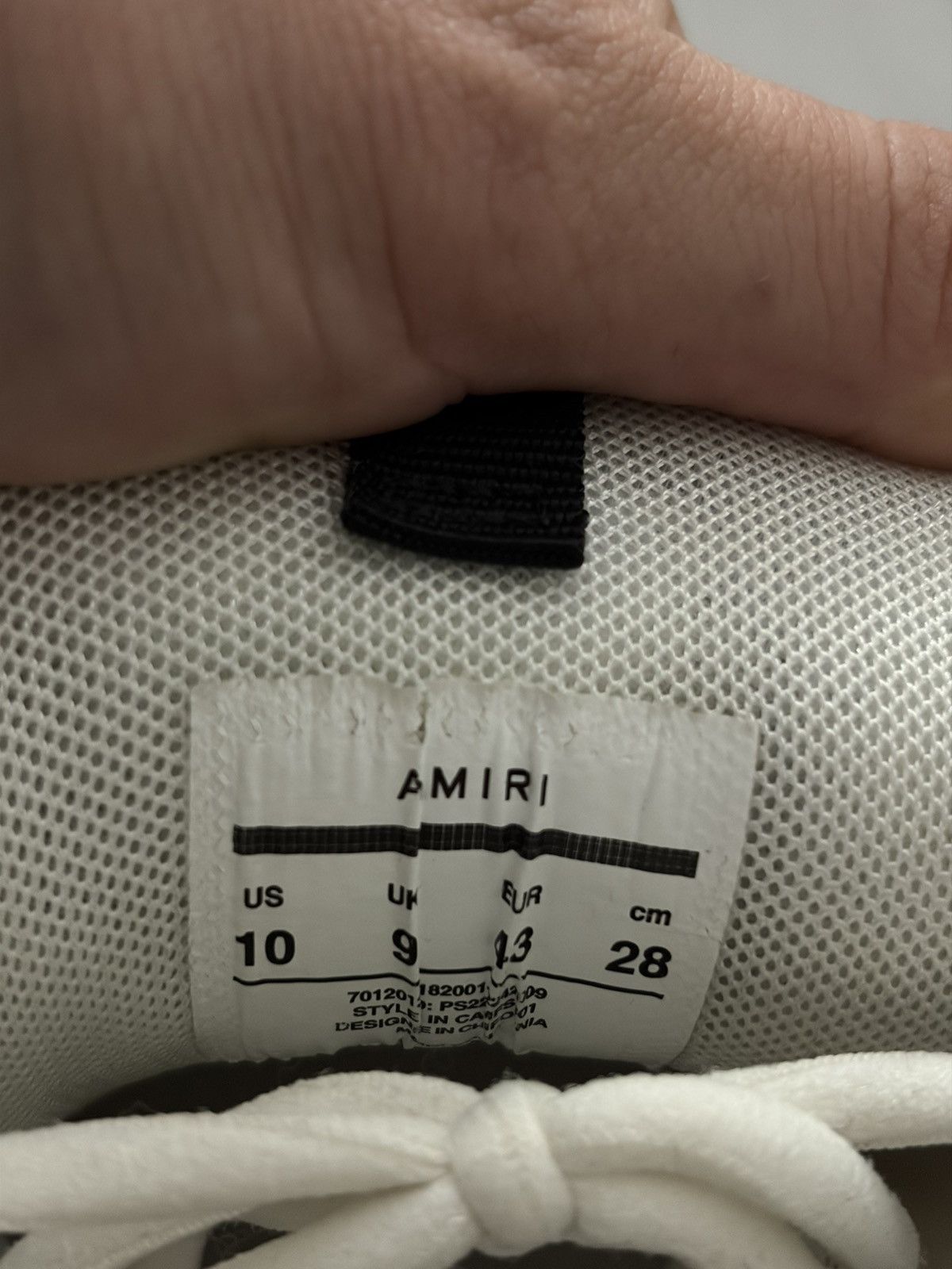 Amiri Amiri Bone Runners Size US 10 / EU 43 - 6 Thumbnail
