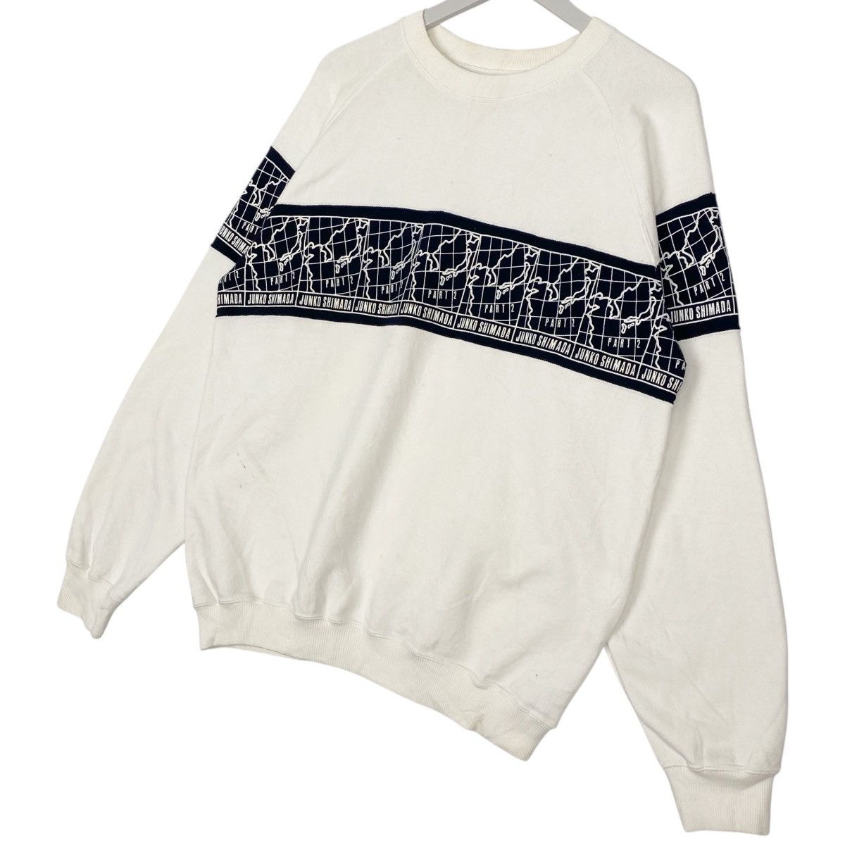 Other Vintage Junko Shimada Printed Crewneck Sweatshirt White Size US M / EU 48-50 / 2 - 2 Thumbnail