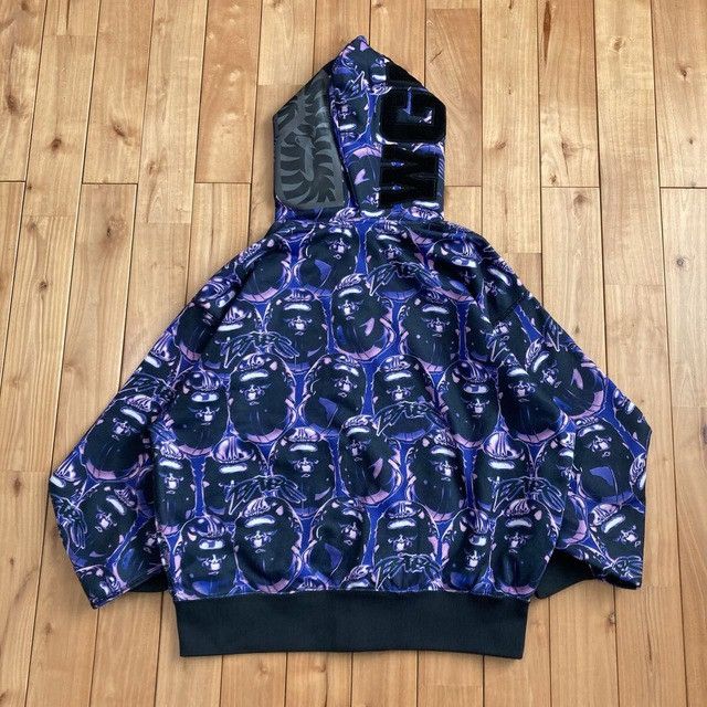 Bape BAPE APE HEAD GRAFFITI SHARK FULL ZIP HOODIE a bathing ape Size US M / EU 48-50 / 2 - 5 Thumbnail